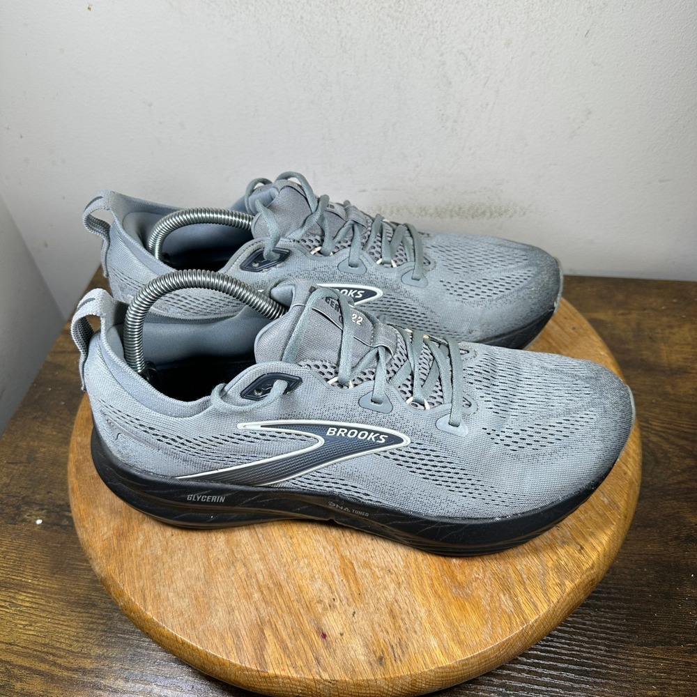 Brooks Glycerin 22 Mens Running Shoes Grey Black 1104451D078 Size 10 Medium D